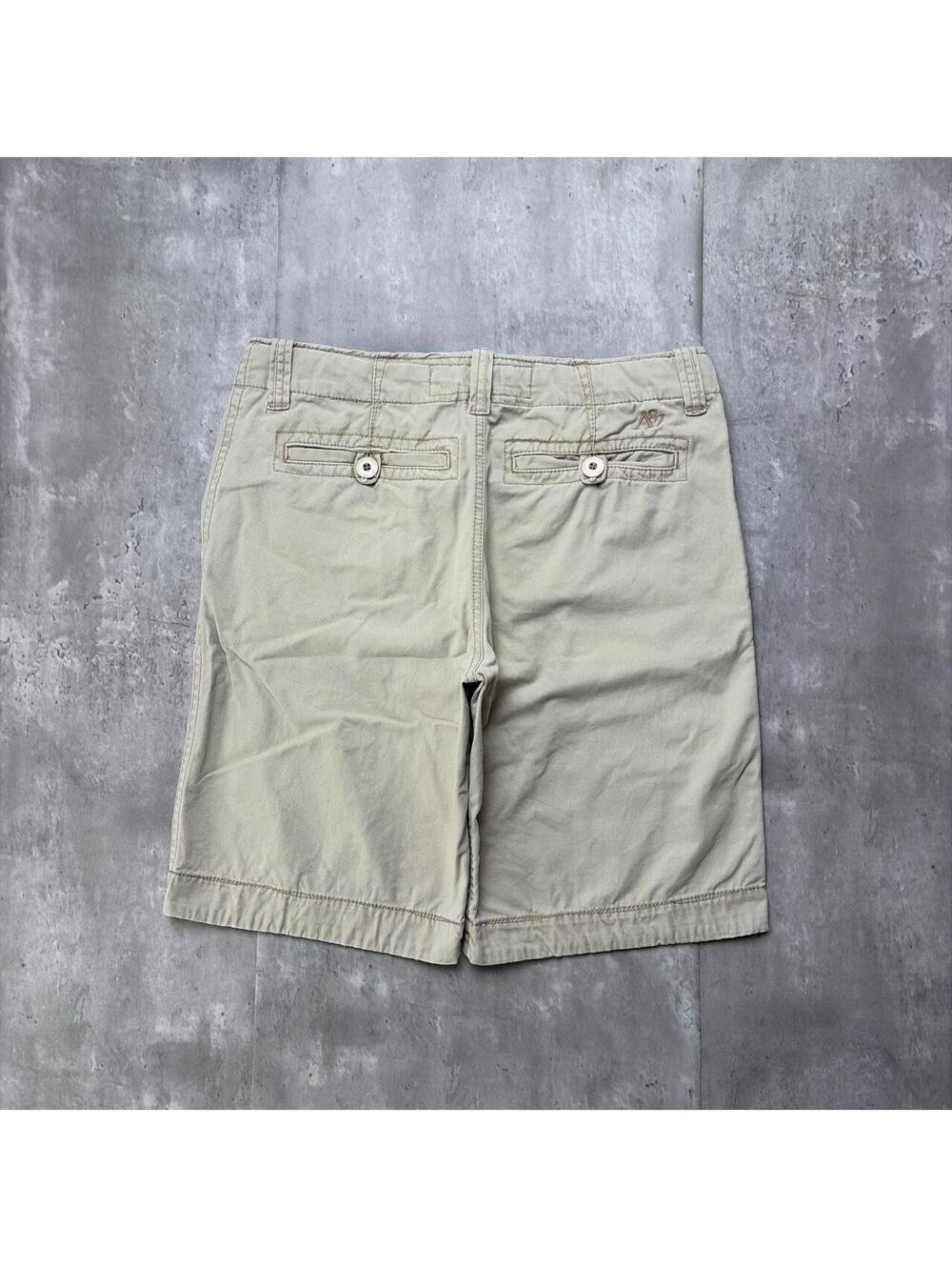 Y2K Beige Aeropostale Grunge Baggy Skater Shorts